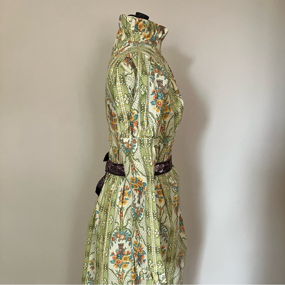 Vintage 1960s Regency-Style Dress - Picture 3 of 10